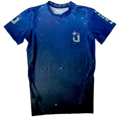 Lycra Space Chaos. Azul....