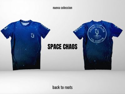 Lycra Space Chaos. Azul