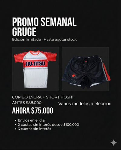 Combo Short + Lycra Nogi.