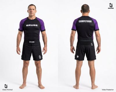 Ranked Roxa - Lycra de Jiu...
